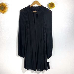 Signature Studio NWT Black Ruched Dress Size Large Women’s